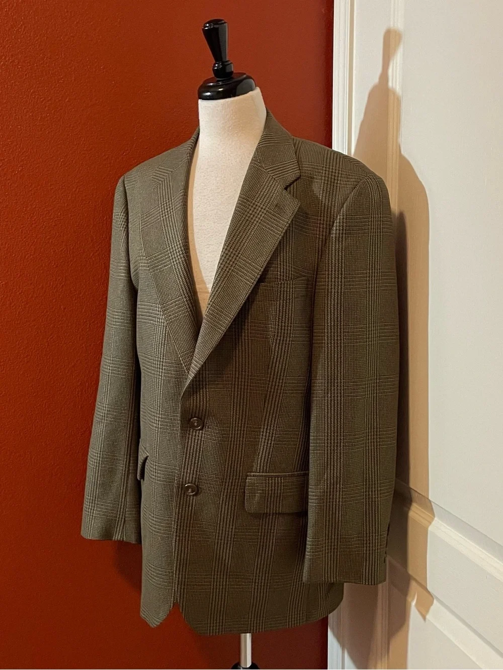 Ralph Lauren Men’s Polo University Club Silk Blend Two Button Blazer Sport Coat